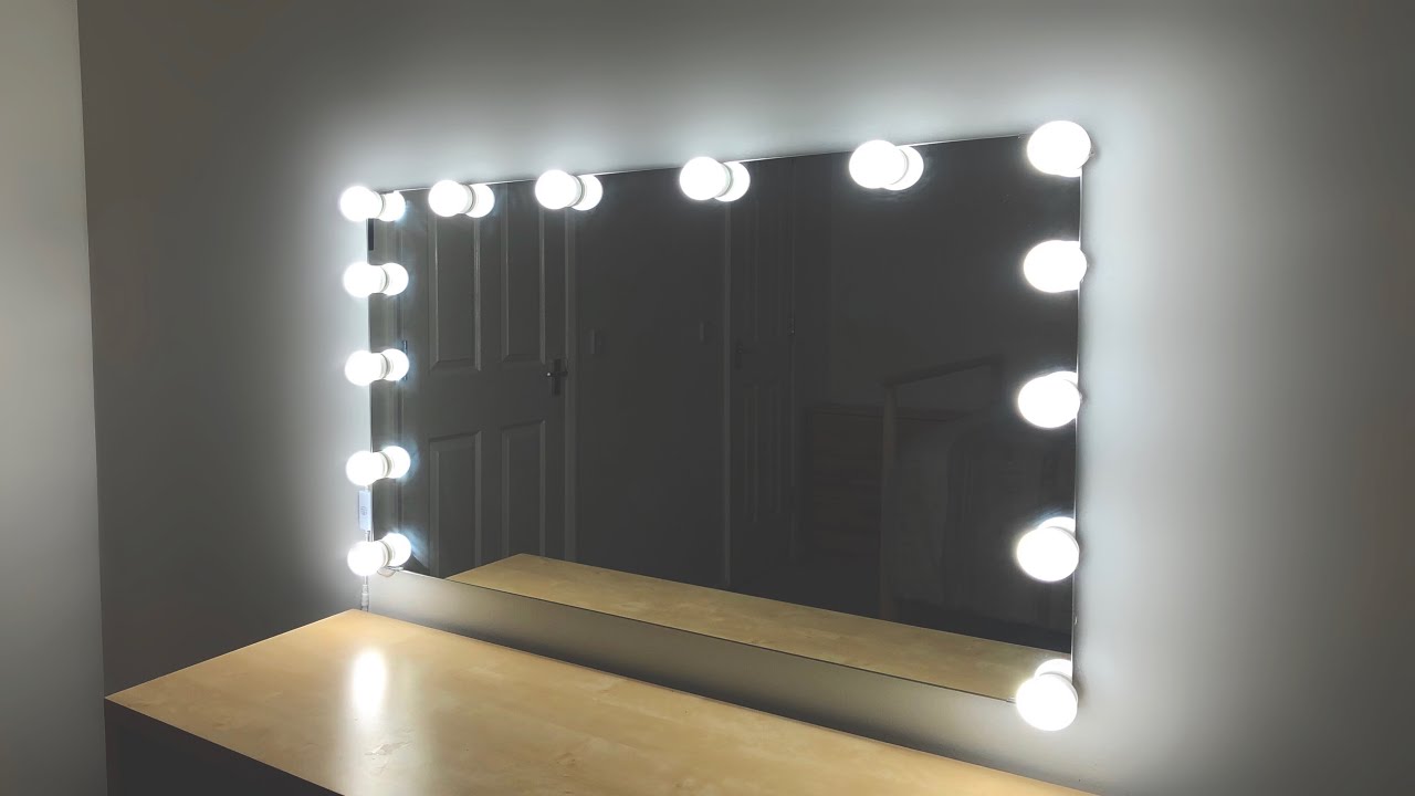 DIY | LARGE VANITY MIRROR | UNDER £35