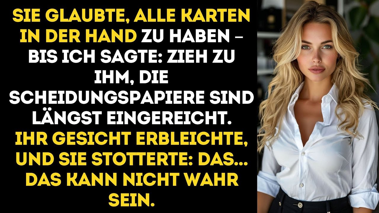Sie glaubte, alle Trümpfe in der Hand zu haben – doch meine eiskalte Antwort zerschmetterte..