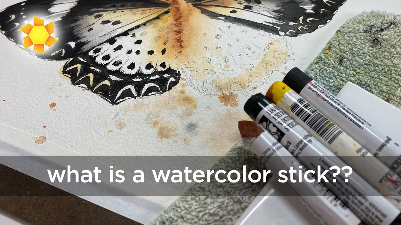 What is a watercolor stick?