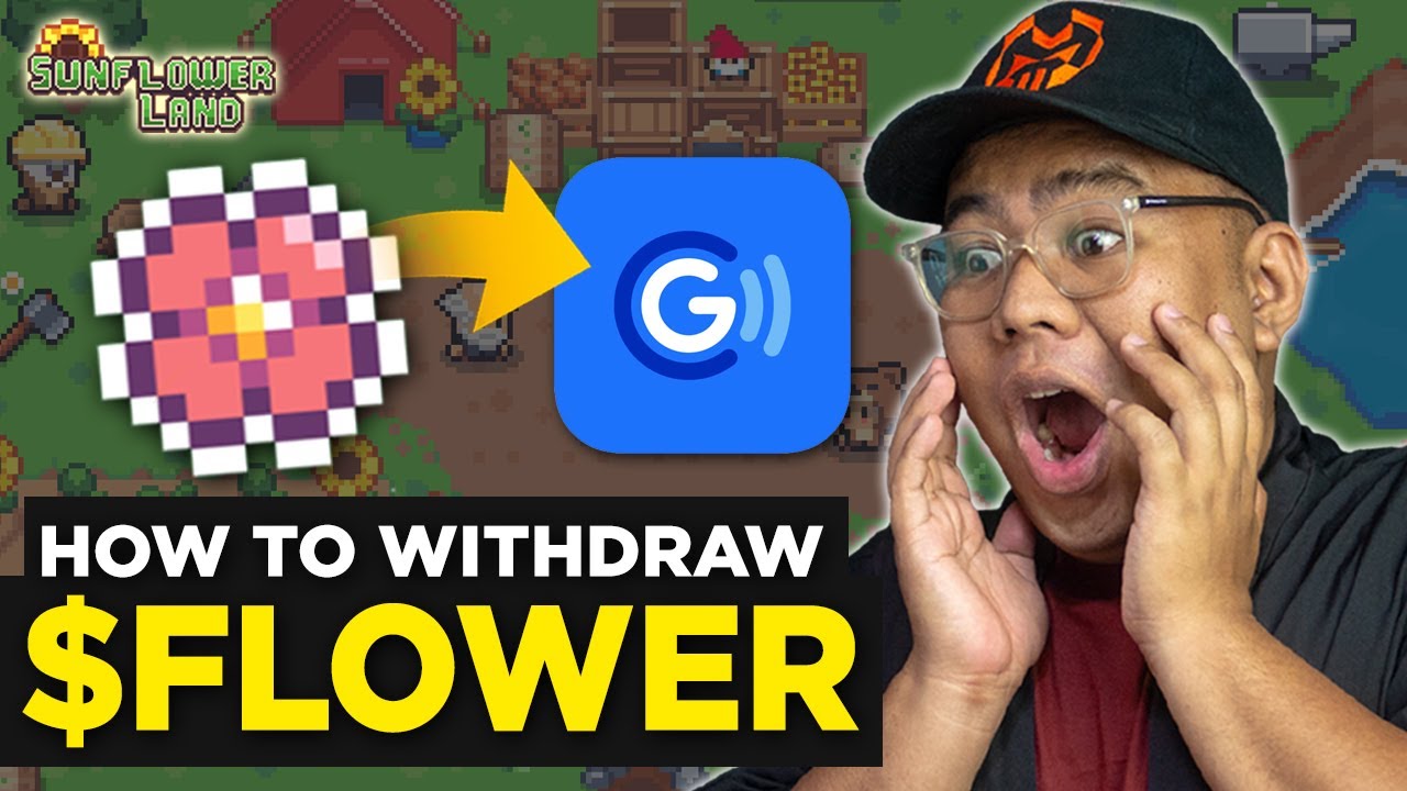 HOW TO WITHDRAW $FLOWER TO GCASH -  SUNFLOWER LAND [FIL]