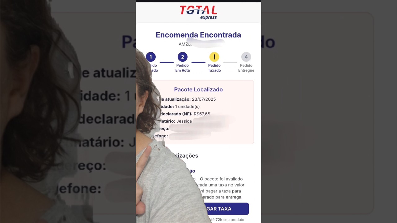 G0lpe Cobran&ccedil;a de Taxa pela Total Express #maternidade #maternidadereal #amazon