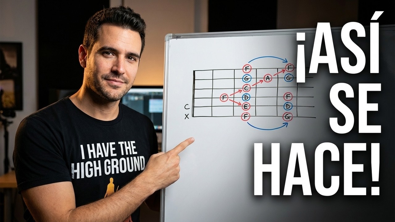 ¡Así se crean las progresiones que usan TODOS los guitarristas (y nadie te explica bien)!