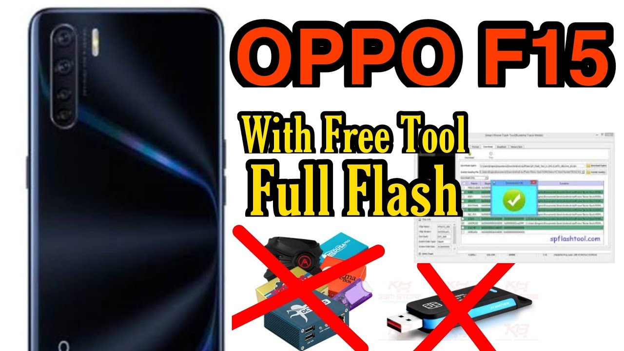 How to Full Flash Oppo F15 CPH2001 Dead Boot Repair Hang On Logo Fix Unlock Un-root Software Fix