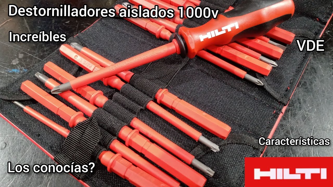 Increible   Destornillador aislado HILTI S-SD-S VDE  /insulated srewdriver herramientas Electricista