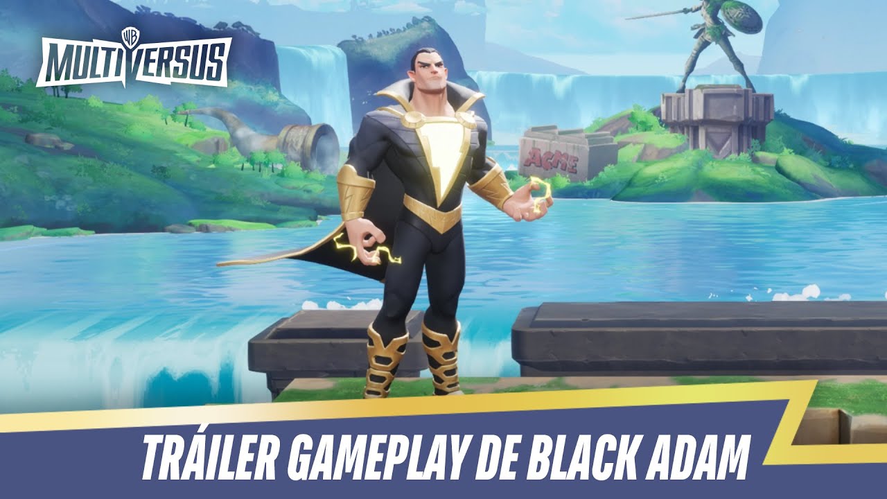 MultiVersus  - Black Adam Tr&aacute;iler de Gameplay