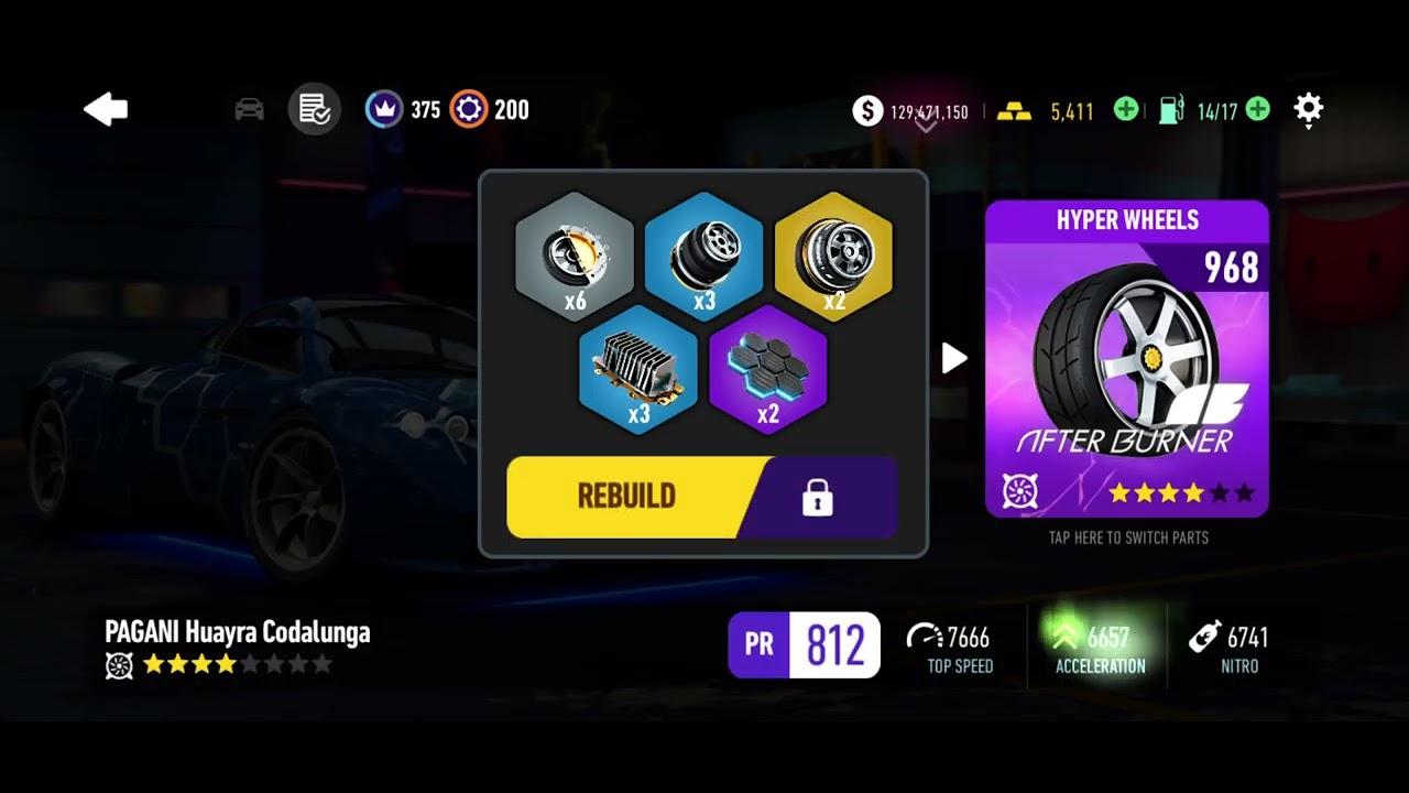 NFS No Limits | Pagani Huayra Codalunga | Stage 4 Maxed