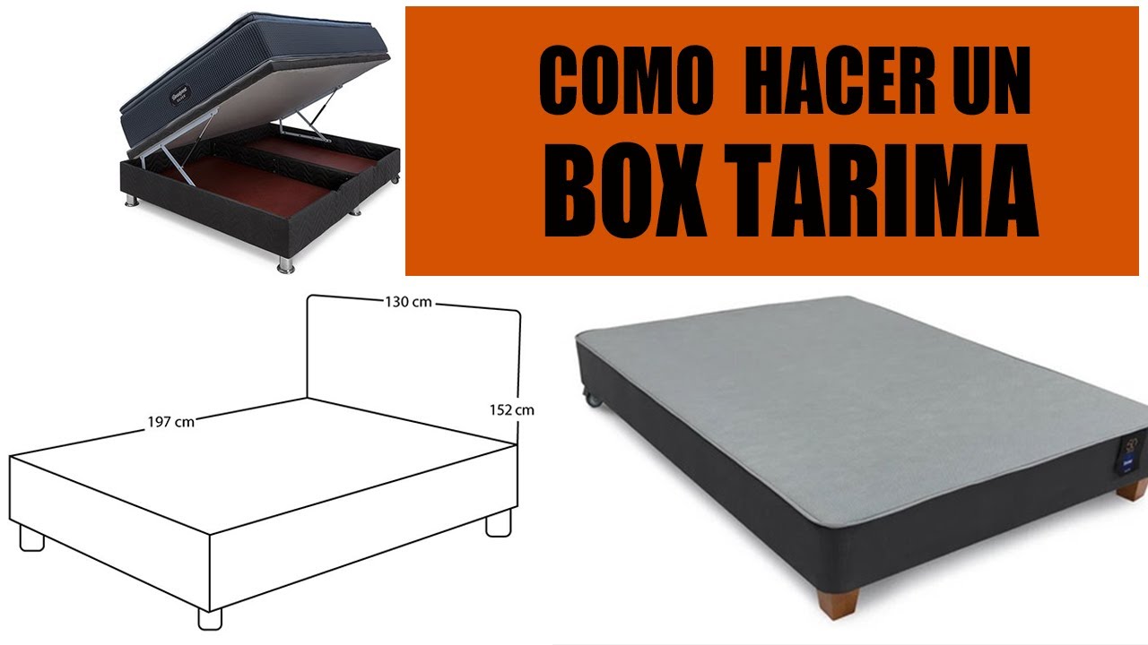¿COMO  HACER UN BOX TARIMA?