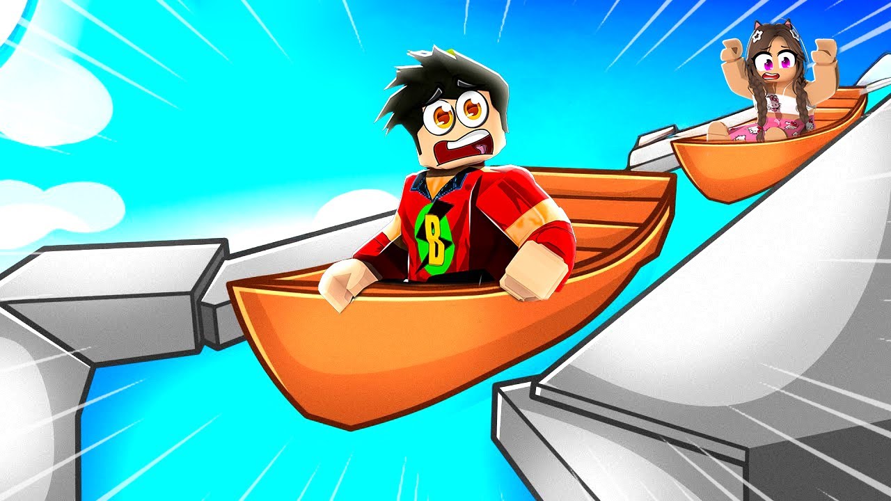 AYBÜKE İLE GEMİ YAPTIK! HAZİNEYE ARADIK! 🤣 Roblox Sail down a river