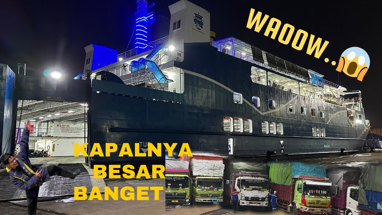 PANJANG 109 METER/LEBAR 22 METER😱INILAH KAPAL PENYEBRANGAN SURABAYA LOMBOK