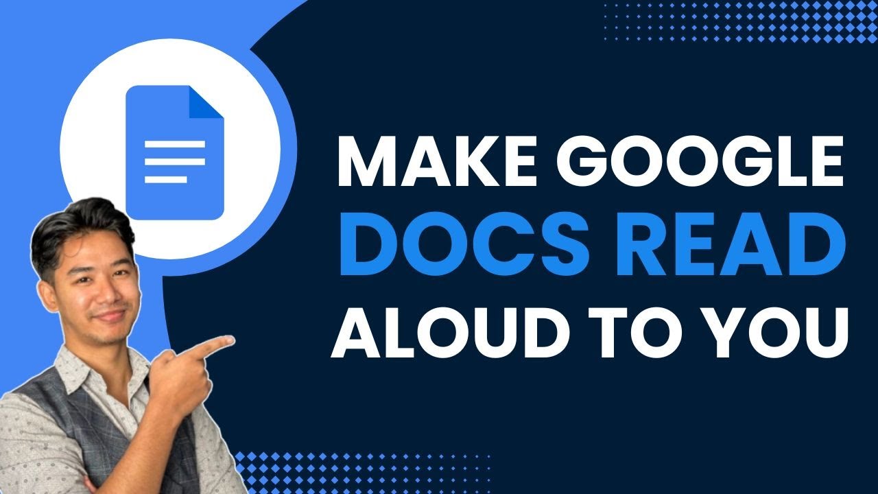 How To Make Google Docs Read Aloud to You !