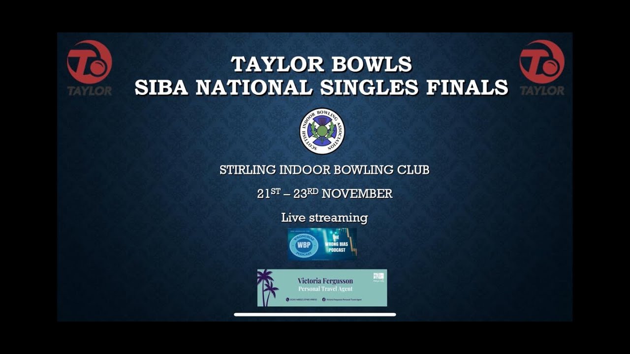 SIBA National Singles - Mens Quarter Final - Iain Mclean v Bradley Buchan