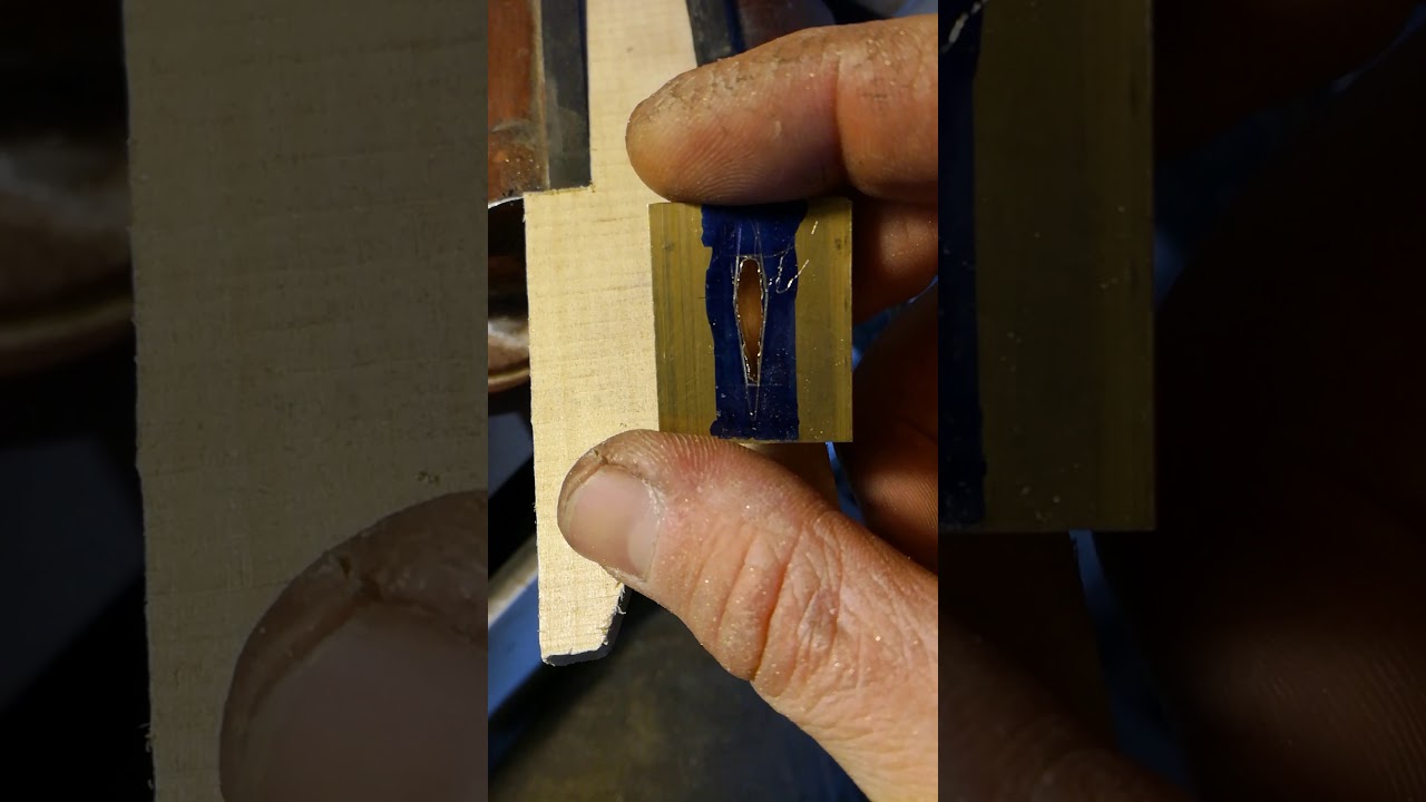 Making brass bolster for puukko