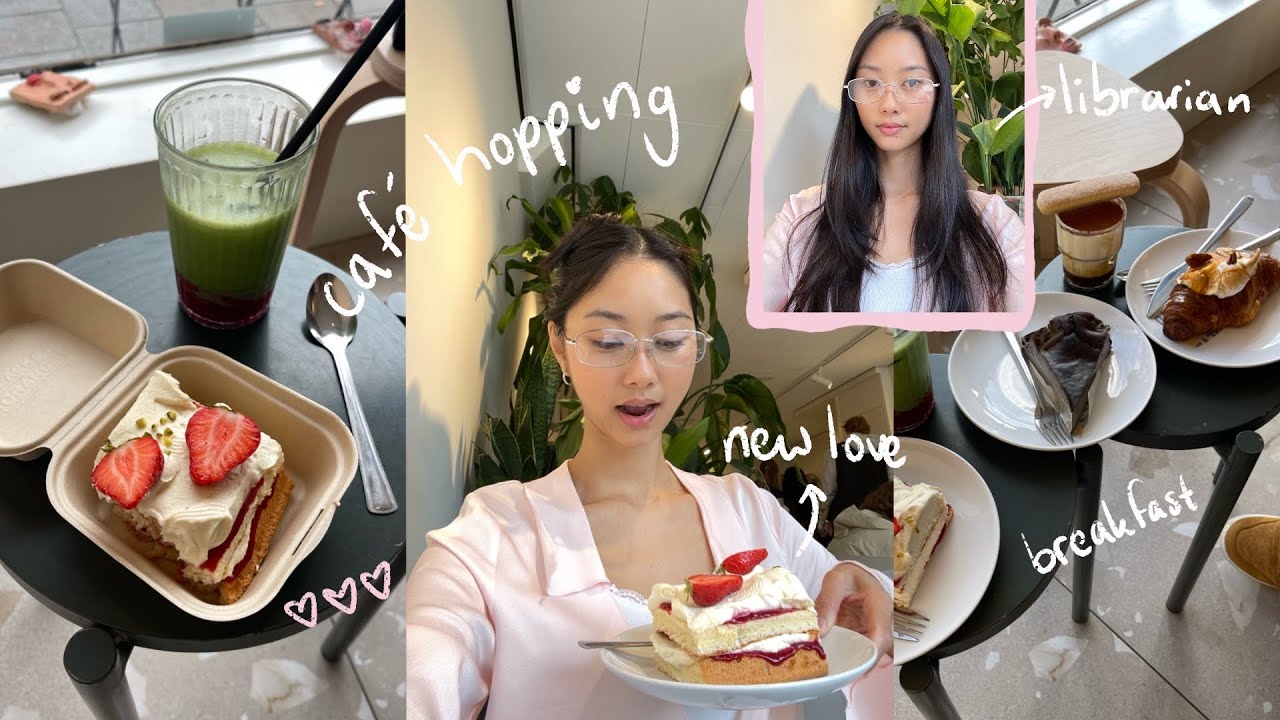 a chill vlog ♡ café hopping, last day before moving to Barcelona 🍰☕️
