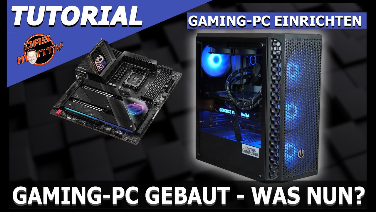 Gaming-PC gebaut - Was nun? - Gaming PC einrichten in 5 Schritten erklärt | Windows installieren