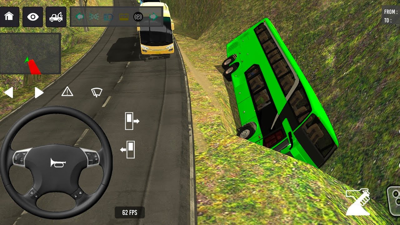 Indonesia Double Decker Bus Driving 🚌🔥 | Euro Coach Bus Simulator Android Gameplay part _11