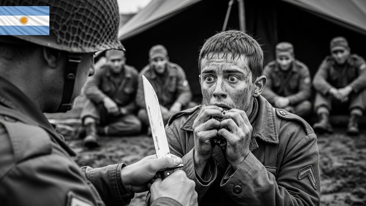 Soldado argentino suplica y queda en shock cuando un británico le corta las botas