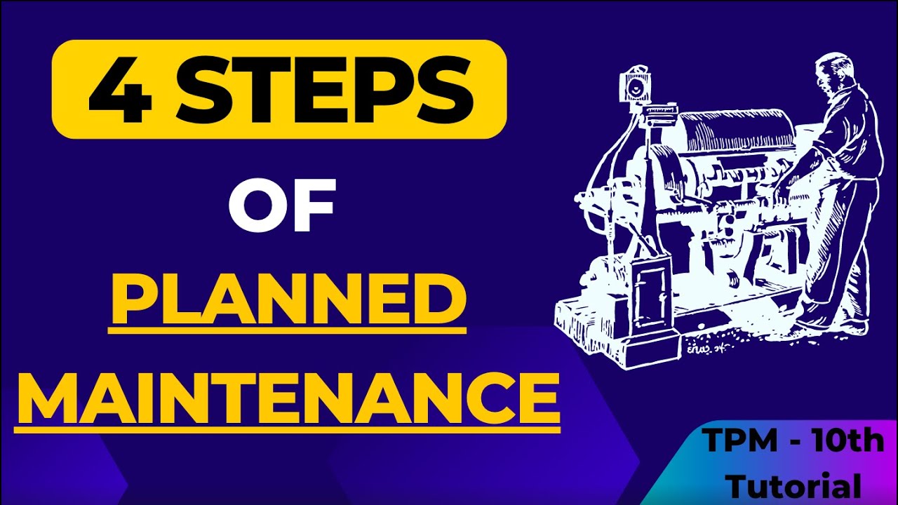 Planned Maintenance in 4 Steps | TPM | PM | Lean | Leanseekho