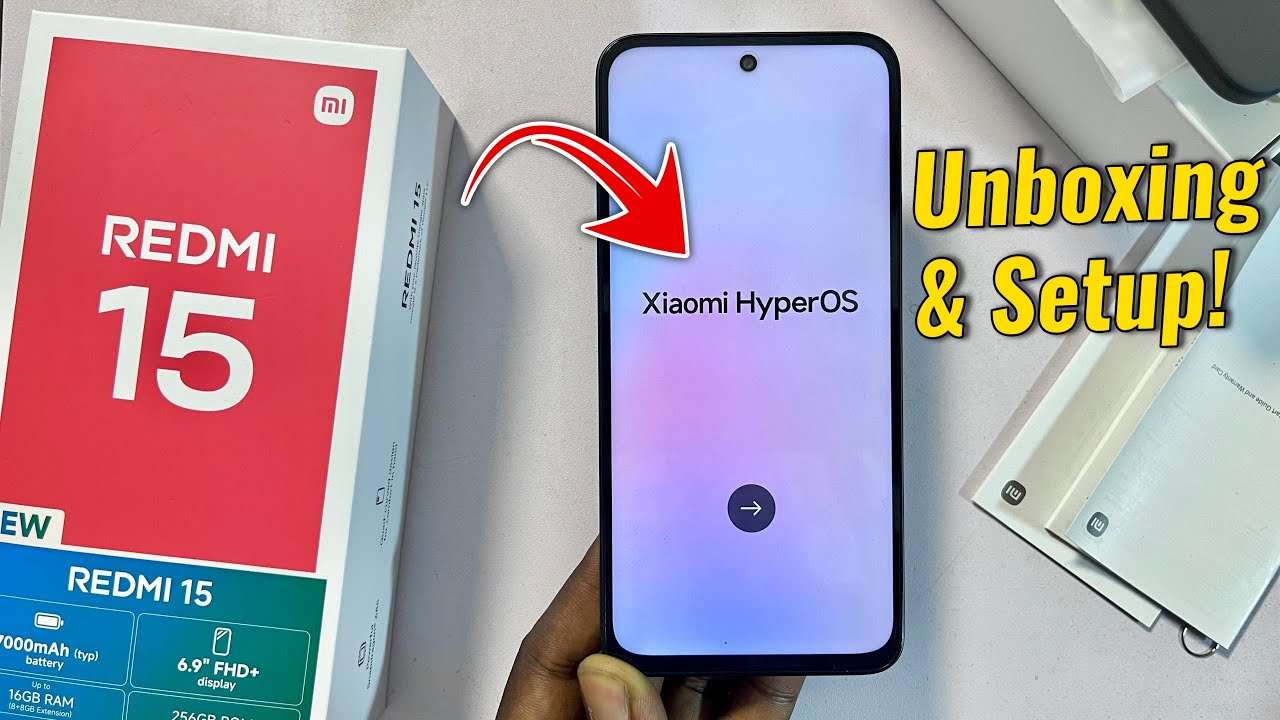 Redmi 15: Unboxing & Complete Setup! 
