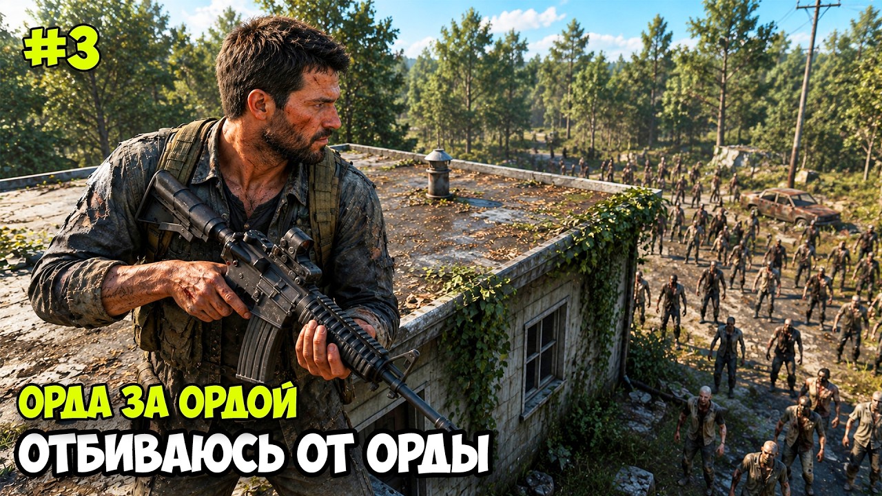 Human Host #3 - Орда за ордой - Новая печь и верстак - Выживание в постапокалипсис