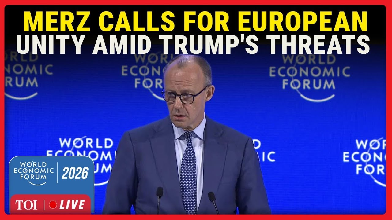 WEF 2026 LIVE | 'Germany Will Defend Greenland...': Merz Goes All-guns Blazing Against Putin, Xi