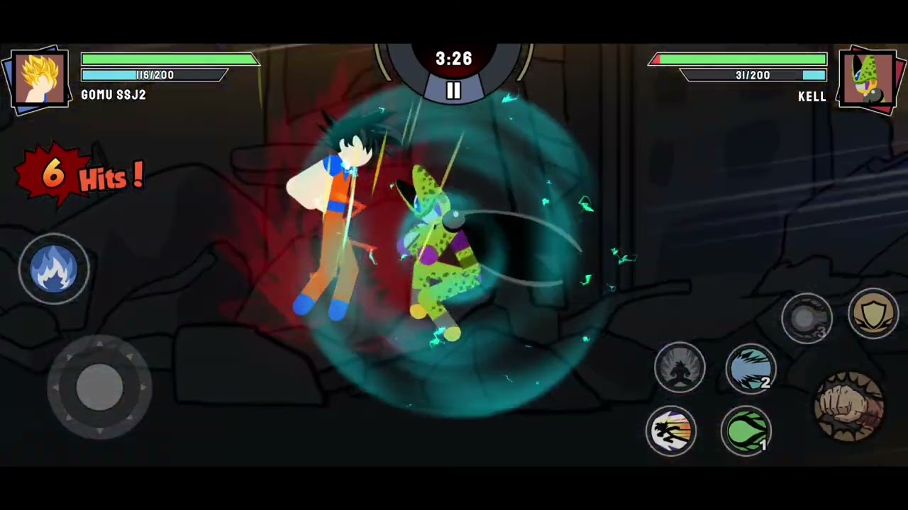 Cell V/S Friza, GOKU black, and GOKU | Who defeat Cell #lifeisbutadream #ajjubhaiinmymatch #gamin