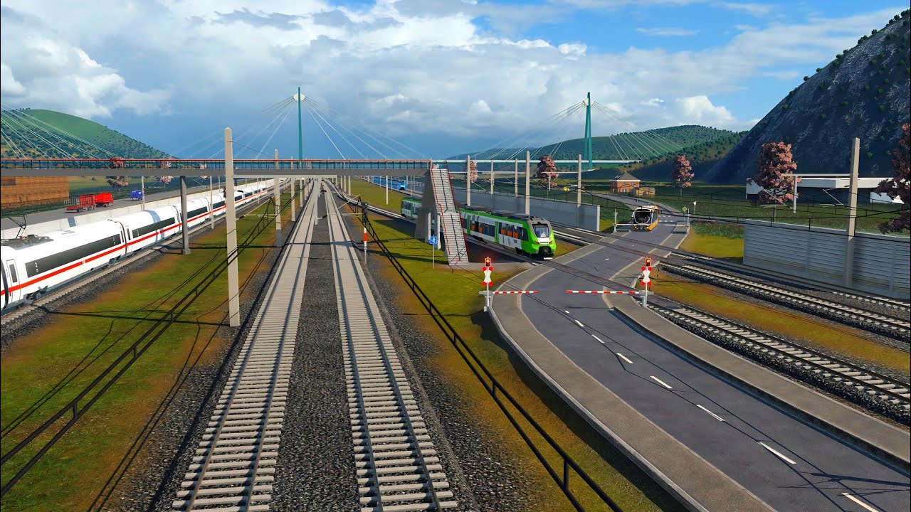 Transport Fever 2: Der Bahnübergang Teil 999