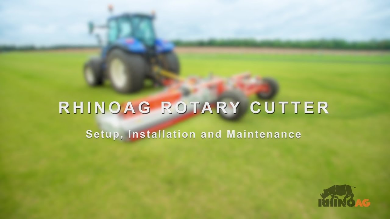 RhinoAg X Series Turf Mower - Pre-Delivery & Maintenance