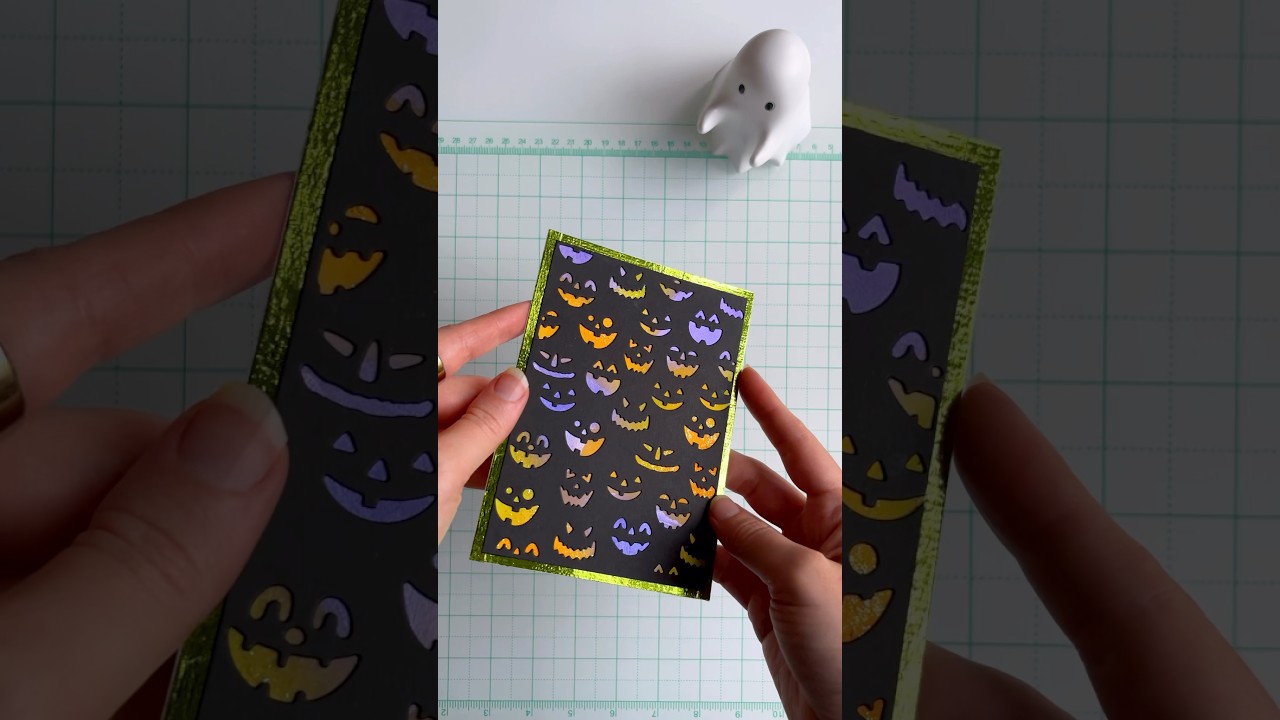 🎃 ASMR Jack-o‘-lantern Halloween card idea 