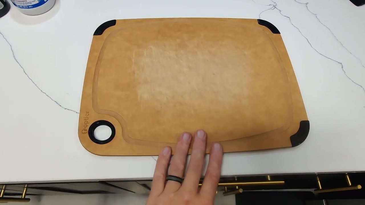 Toptier Wood Fiber Cutting Board Review - Dishwasher Safe Kitchen Essential