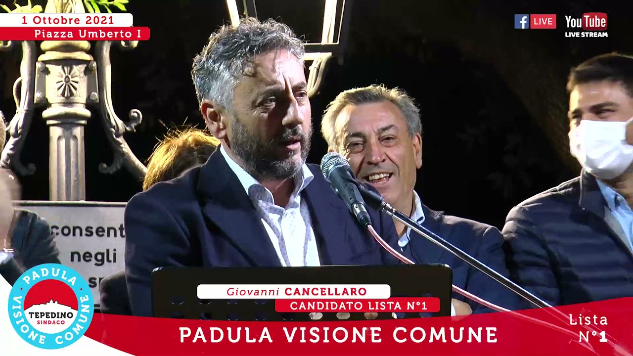 Giovanni CANCELLARO - 1 ottobre 2021, piazza Umberto I