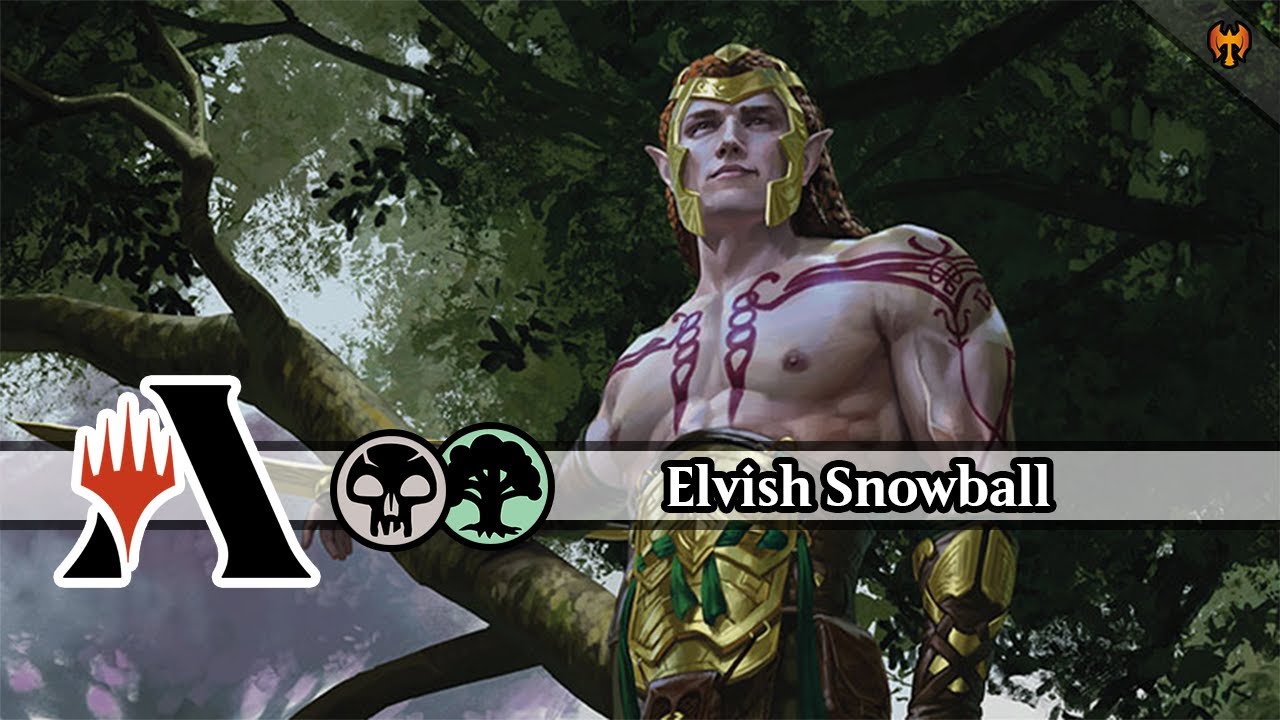 Altmer Army | Elvish Snowball Black/White Golgari Tribal | Early Access MTG Arena Kaldheim