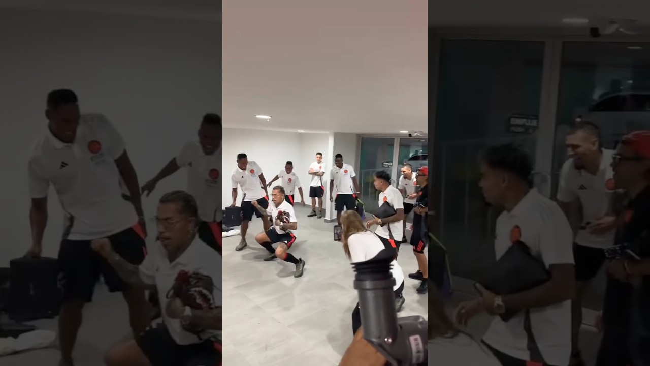 La selecci&oacute;n Colombia 🇨🇴  celebr&oacute; al ritmo de Dayro Moreno 😅😍