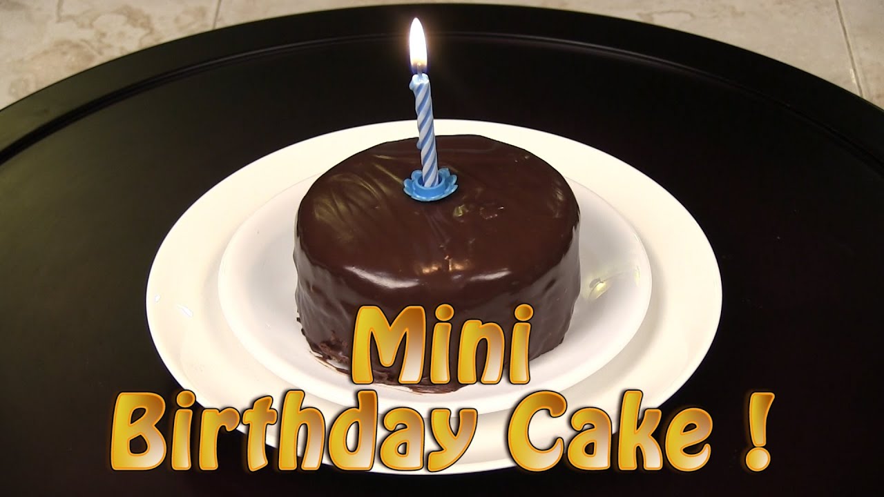 How To Make A Mini Chocolate Birthday Cake