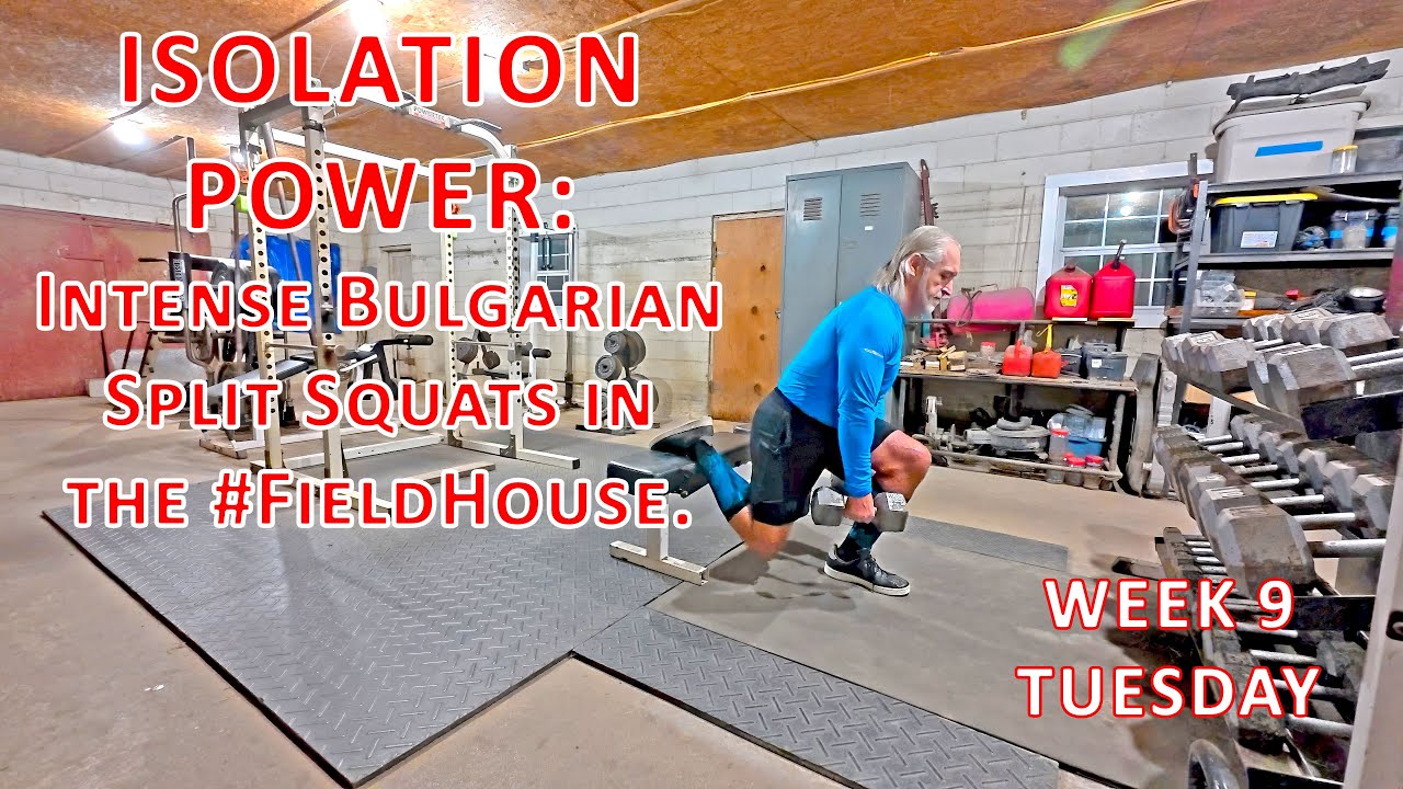 Week 9 Tuesday: Isolation Strength! Intense Bulgarian Split Squats & Pistol Squat Progress