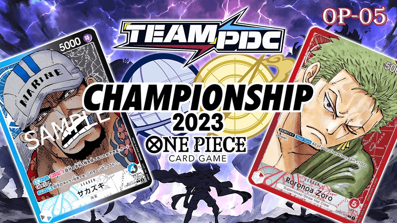 OP05 Sakazuki vs Zoro | Championship Series Commentary | One Piece Card Game