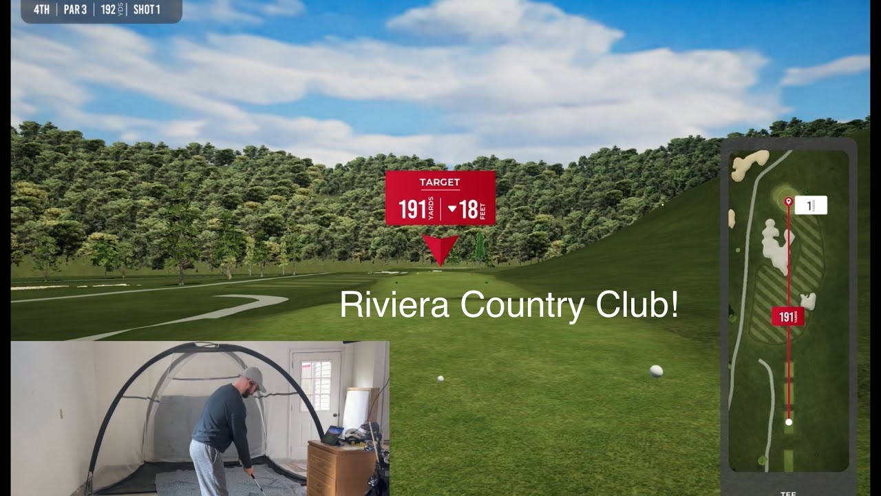 Rapsodo MLM2Pro | Игра на поле для гольфа (Riviera County Club, Калифорния)