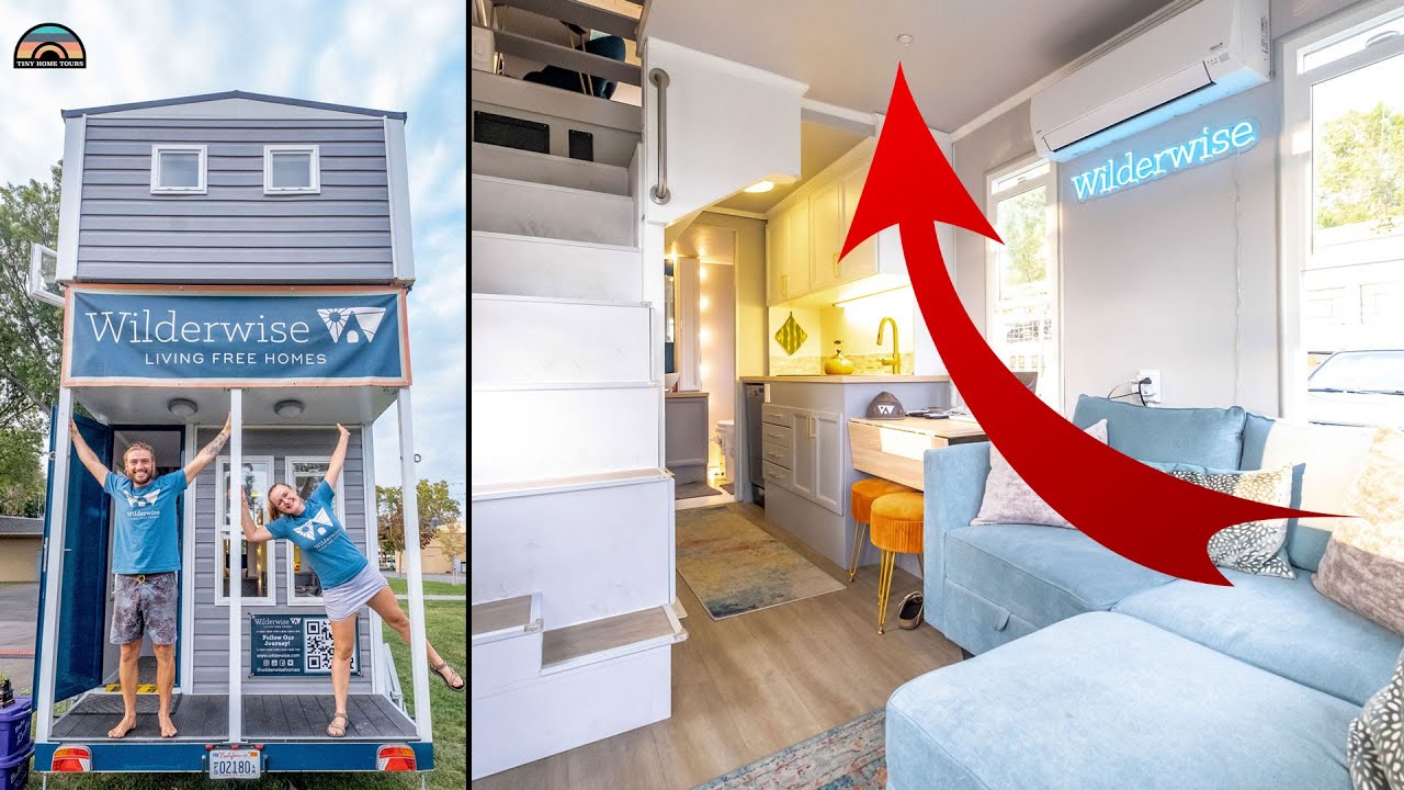 This Tiny House Has A Expanding 2nd Story