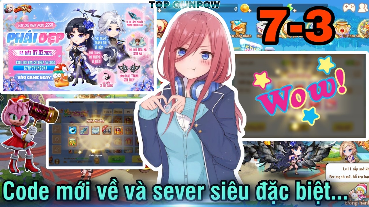[Top Gunpow] Code mới về và sever siêu đặc biệt boss Phái Đẹp! #169