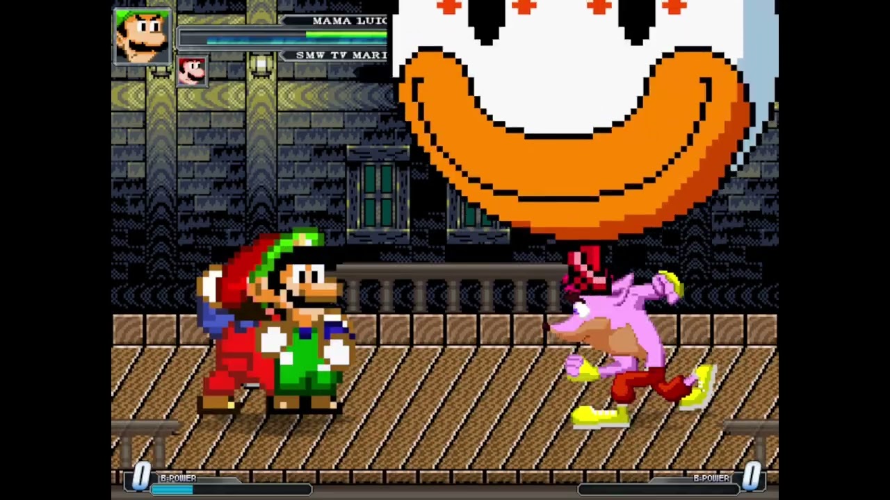Mugen: SMW TV Mario Bros Ai Survival