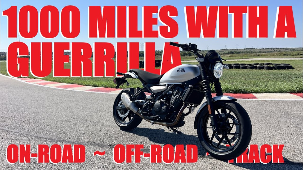 A Guerrilla in Texas - A Royal Enfield Guerrilla 450 Review