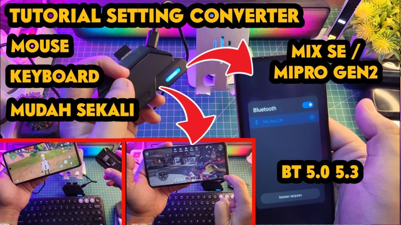 Tutorial Settings Converter Mix SE Converter Mouse Keyboard Terbaru FULL TUTORIAL