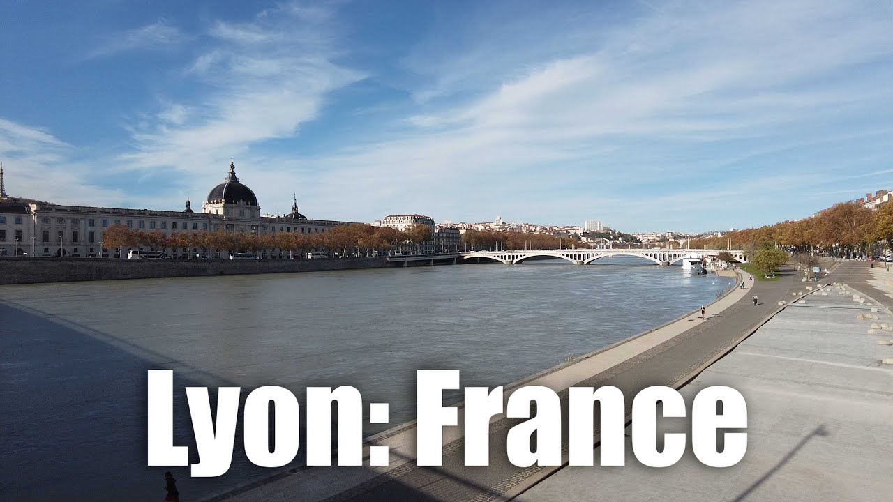 France: A Walk Through Lyon | Beautiful Streets & Landmarks. 4K. Walking Tour.