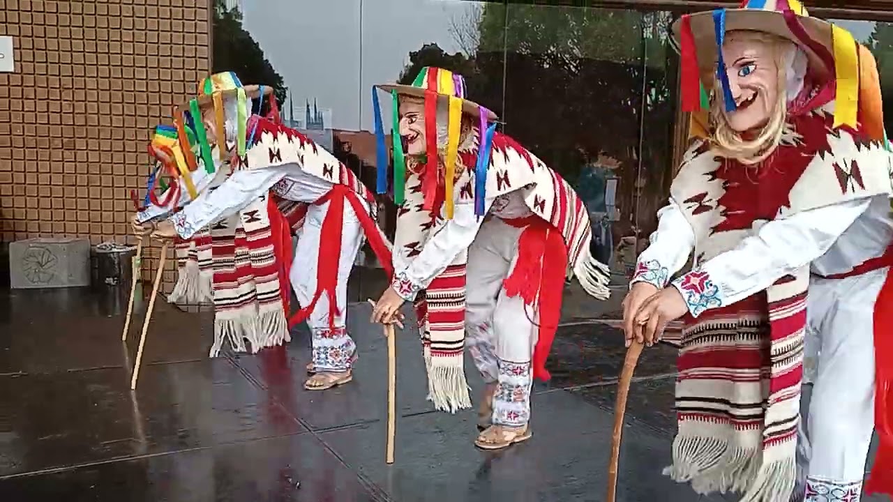 Baile folklórico del Instituto Michoacano de Ciencias de la Educación IMCED. Danza de los viejitos.