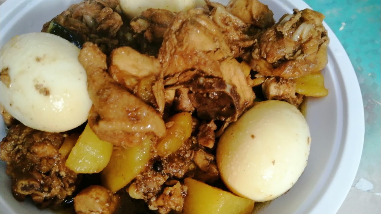 Chicken Adobo with Egg ang potato #chicken#highlights #youtubeshorts