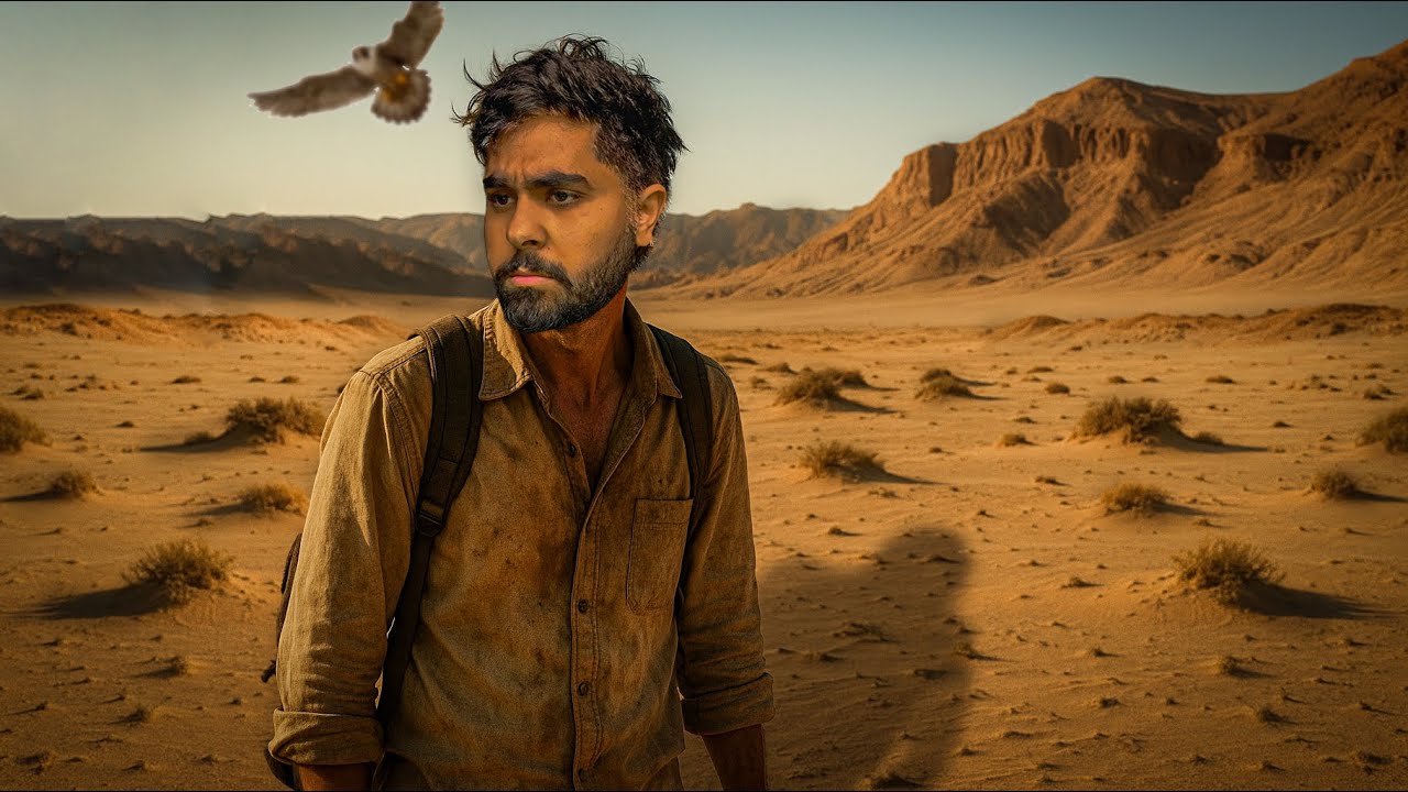 عشت 100 يوم في الصحراء 🔥