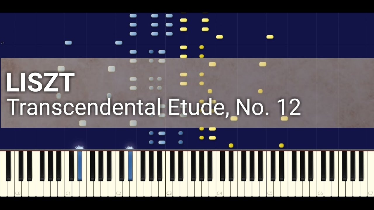 Liszt - Transcendental Etude, No. 12 
