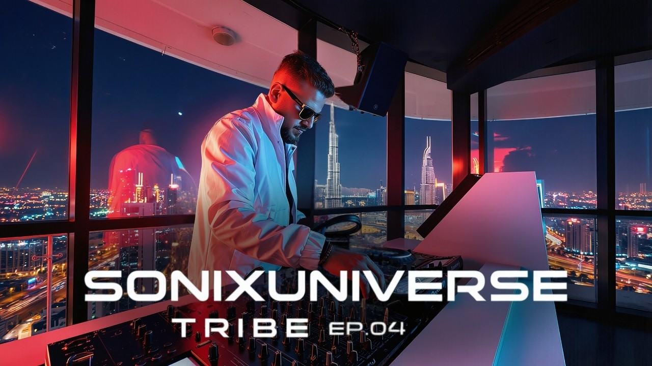 Sonix Universe B2B DJ Layna 🔥 | Tribe EP04 | Live Dubai Skyline Techno Set