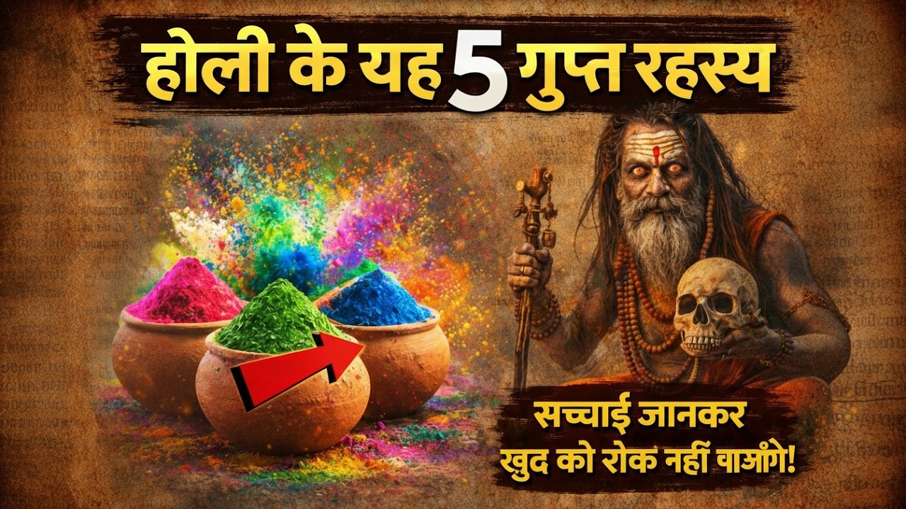होली के यह 5 गुप्त रहस्य जान लीजिए तो आपको करोड़पति बनने से कोई नहीं रोक सकता ||