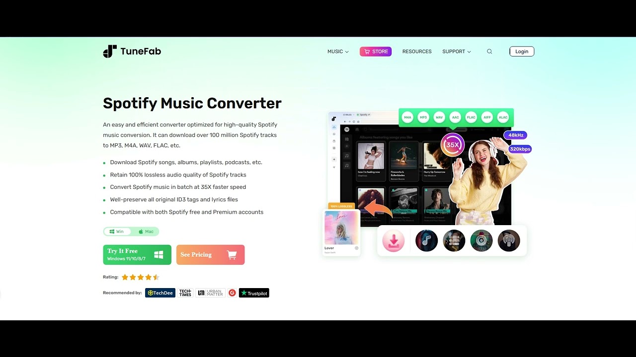 TuneFab Spotify Music Converter v3.1 Crack + License Key [2026 Version]