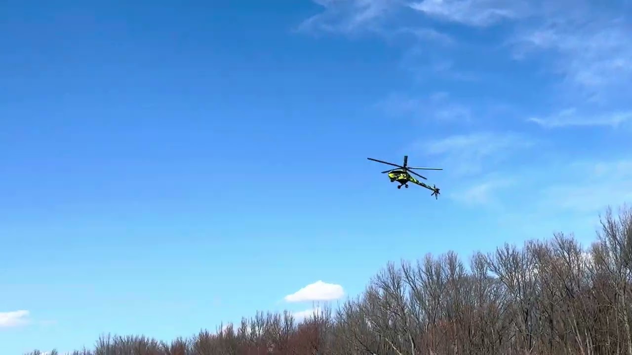 Flight test modified Align T-Rex 700X:  Autorotations with actual total loss of power at the end!